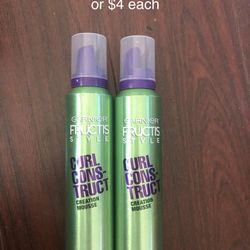 Garnier Fructis Mousse $4 Each Or 2 For $7