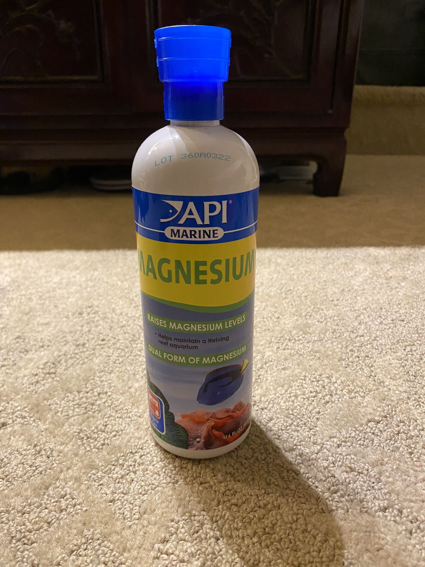 API Marine Magnesium Reef Aquarium Magnesium Solution 16-Ounce