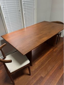Dining room table with chairs