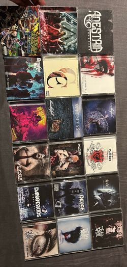 Rock/Metal/Rap bands CD collection