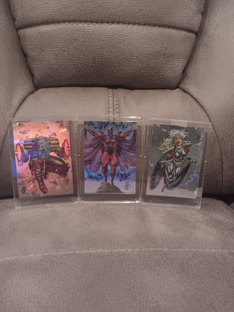 1993 C-MEN HOLOLITHOGRAN HOLOGRAM INSERT SET OF 3