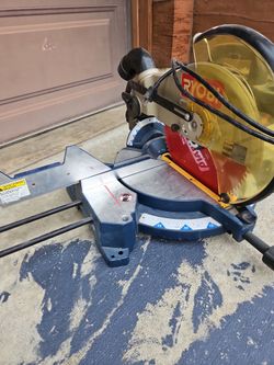 Ryobi single bevel miter saw 12in