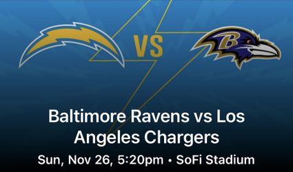 Los Angeles Chargers vs. Baltimore Ravens