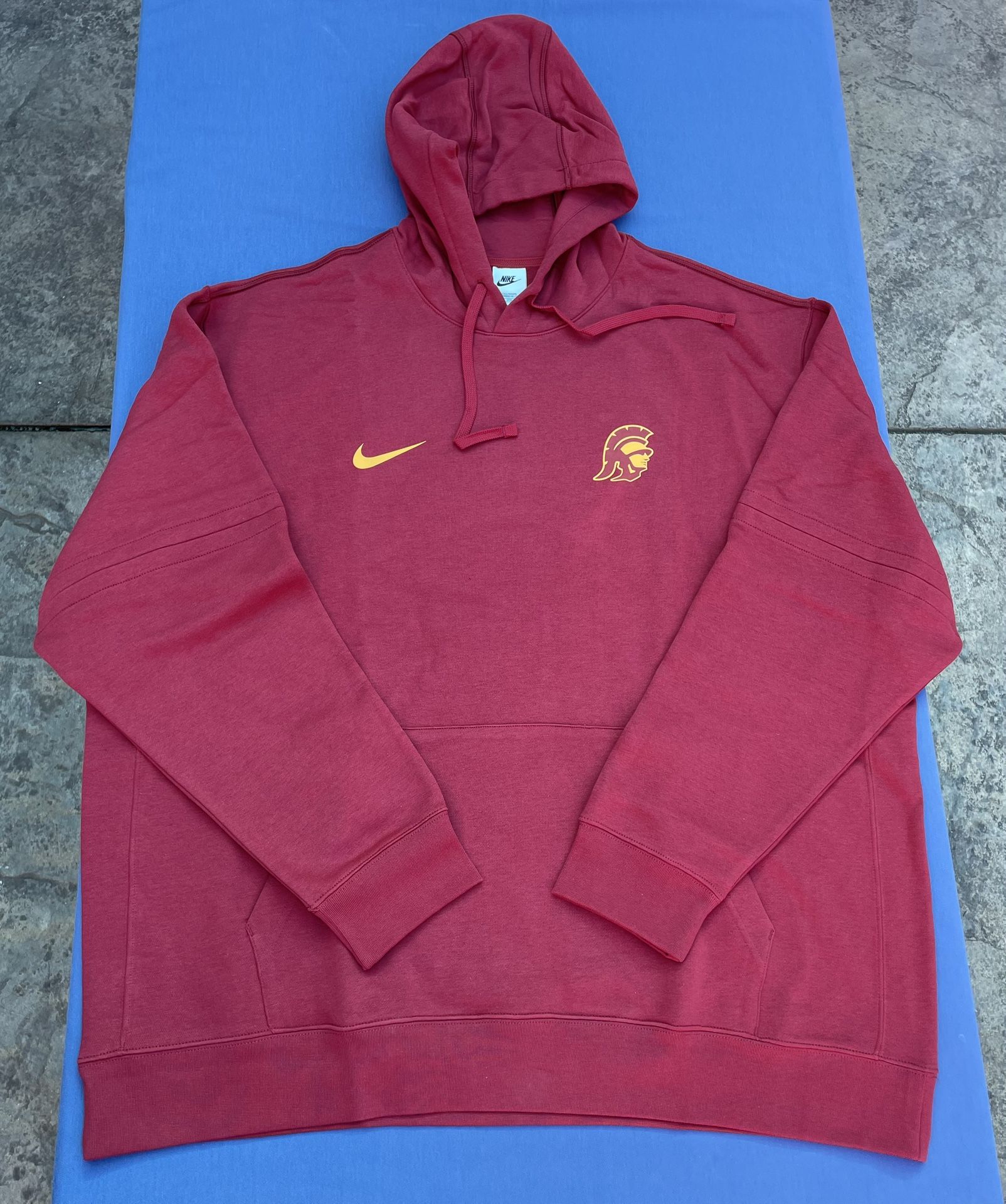 Nike USC Trojans University Sports Fleece Pull/Over Hoodie Men Size 3XL Tall New OR TRADE