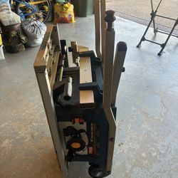 Ryobi 10 inch, folding table saw (On Wheels)