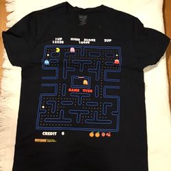 #1:pac-man Game Over Med/#2: 80s Retro Pac-Man Rubiks Cubes Fruit Small/#3Marvel Avengers Chalk Graphic Women Jr Tee Shirt Small /$10 Each