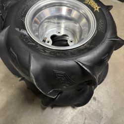 Honda/Suzuki ATV Rear Paddle Tires 
