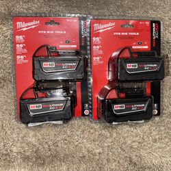 4 Baterías 5.0 Nuevas 