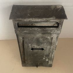 Antique Metal Mailbox. 