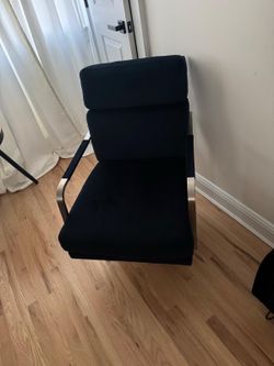 Navy blue chairs