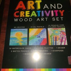 Art & Creativity Wood Art Set