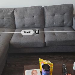 L shaped sectional couch / sofa only damage SHOWN in pictures no other damage! no delivery 