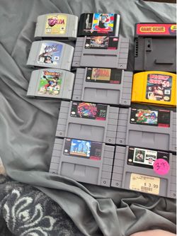 N64 Sega SNES games