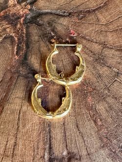 14 K Yellow Gold Earrings