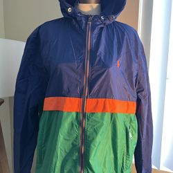 Polo Windbreaker Size Medium 