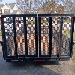 Trailer "2022" Maker"Holmes"Double Axle 7x12 With Title