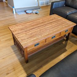 Solid Wood Shaker Oak Coffee Table