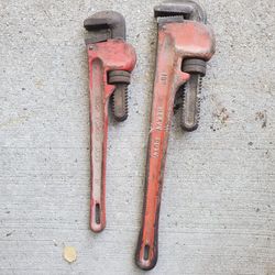 Pipe Wrench 14" And 18"