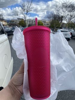 Starbucks 2023 Hot Pink Studded Venti Tumbler