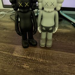 Kaws Black And Grey Figures