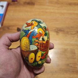 Vintage Paper Mache Easter Egg From Germany