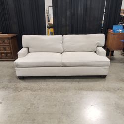Light Beige Joe Ruggiero Couch in Fabric