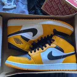 Brand New Size 12 Jordan 1 Mid Taxi