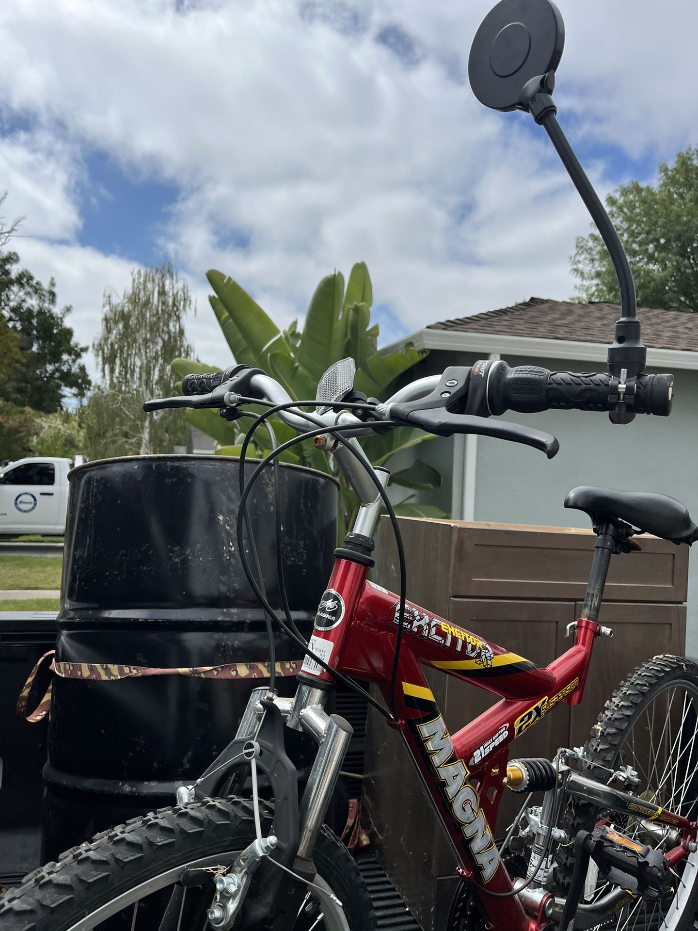 55 Gallon Large Black Metal Barrel BBC