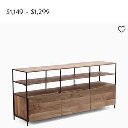 Beautiful Mango Wood Media Console