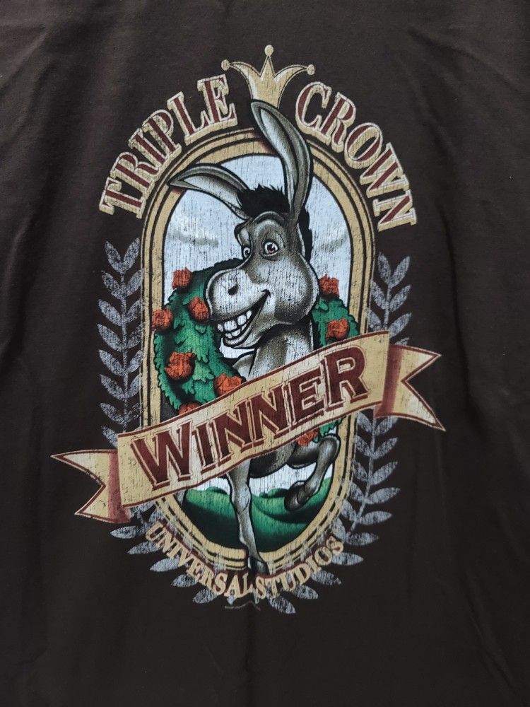 Universal Studios Vintage Shrek 4D Donkey Shirt