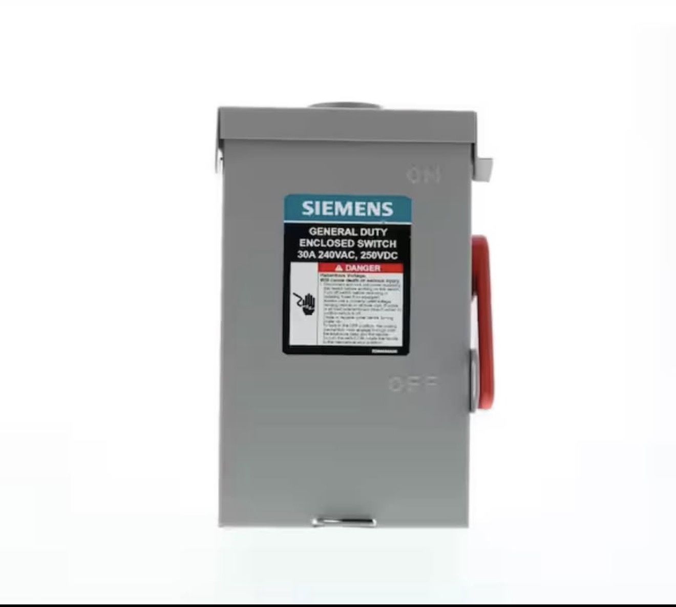 Siemens General Duty 30 Amp 2-Pole 3-Wire 240-Volt Fusible Outdoor Safety Switch RBPU