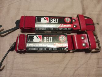 Red Baseball Belt