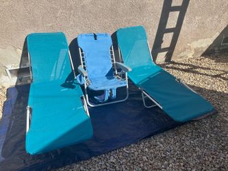 LOUNGES and a SAND CHAIR