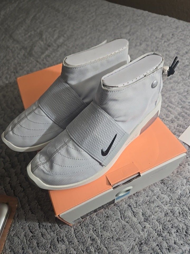 NIKE AIR x FEAR OF GOD | Pure Platinum & Black Sail Moccasin Sneakers Men’s 6.5 Nike Air Fear Of God Moccasin Pure Platinum Men main image 3