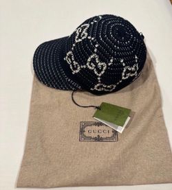 Gucci crochet baseball cap