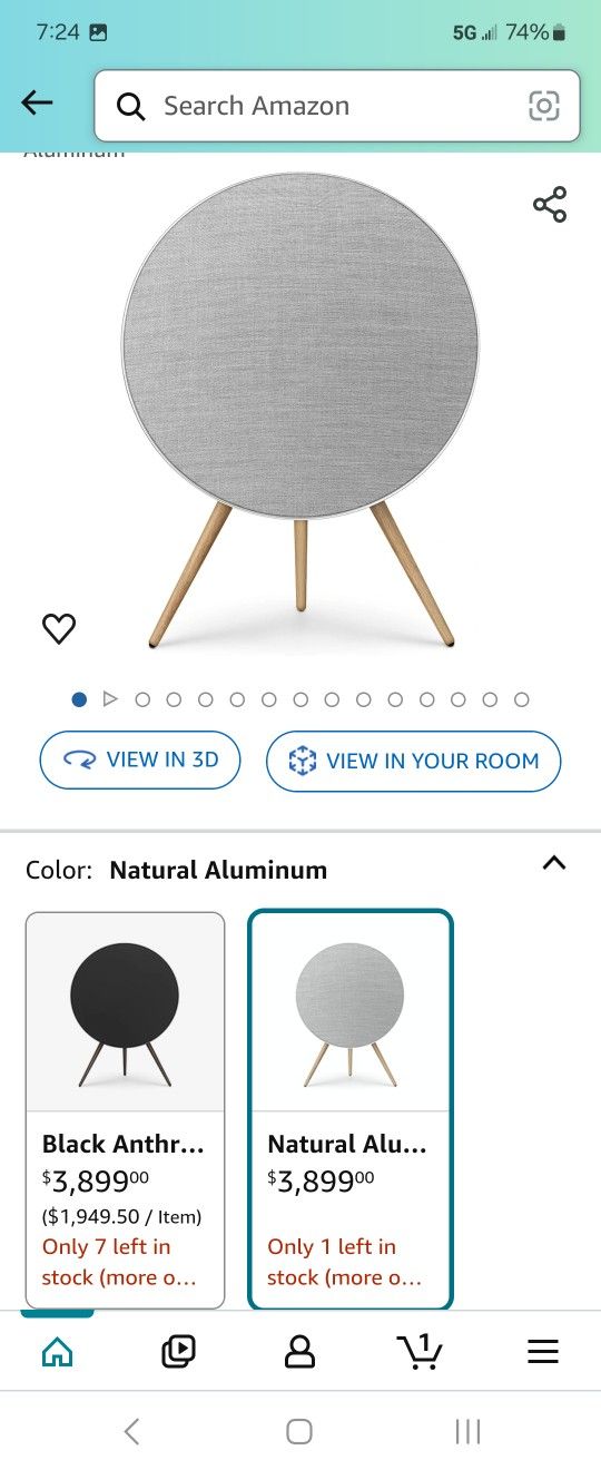 Bang & Olufsen Beosound A9 (5th Generation)