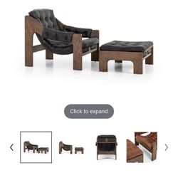 Four hands 
Halston Lounge Chair with Ottoman black