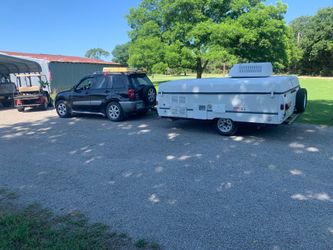 Colman pop up trailer