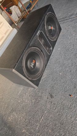 Speakers on box