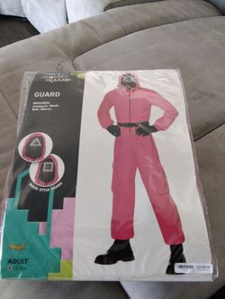 Squid games guard costume
