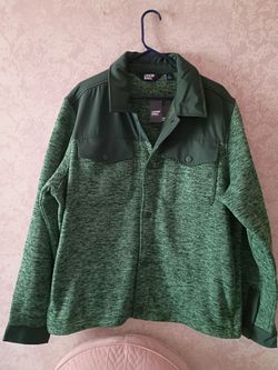 Lands End Men's fleece shirt jacket