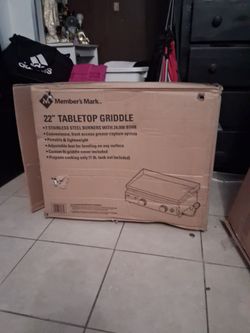 22inch tabletop griddle brand new
