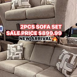 2pcs Sofa Set 