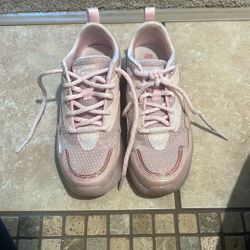 Pink Glitter Girls Sketcher Memory Foam Sneakers **discontinued !**