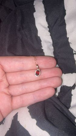 Zales Ruby Necklace