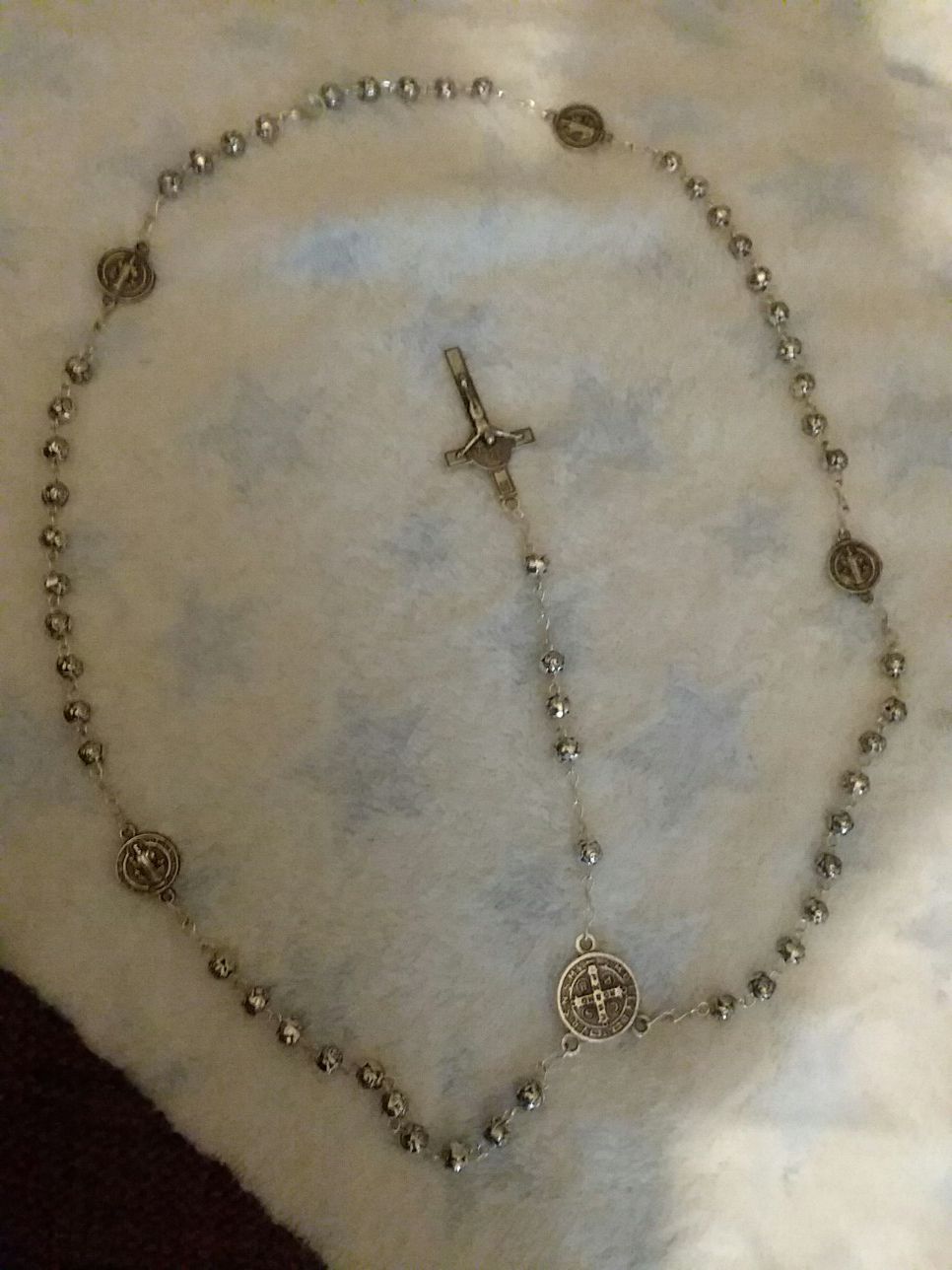 Rosaries with a little plate NEW for 25