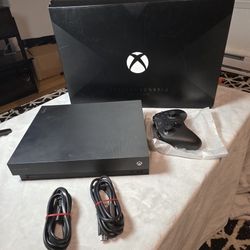 Microsoft Xbox One X 1TB Project Scorpio Limited Edition Black Console.