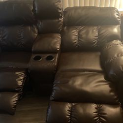 Reclining Leather Sofas 