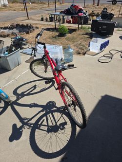 Red Shwinn Bike