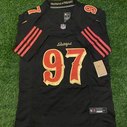 San Francisco 49ers Nick Bosa Rivalries Collection Jersey Men’s Small